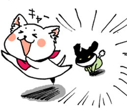 chestnut head poodle`hime` sticker #8865693