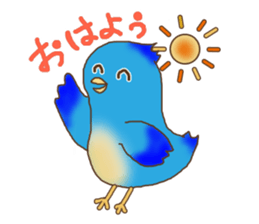 Life of the blue bird sticker #8865821