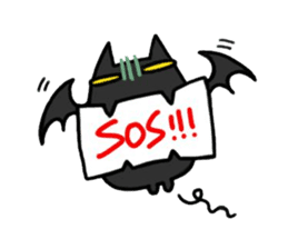 Mr. Pumpkin & Bat sticker #8865856