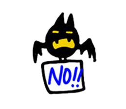 Mr. Pumpkin & Bat sticker #8865858