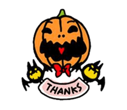 Mr. Pumpkin & Bat sticker #8865861