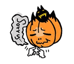 Mr. Pumpkin & Bat sticker #8865863