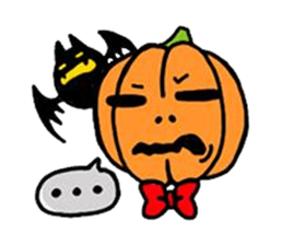 Mr. Pumpkin & Bat sticker #8865864