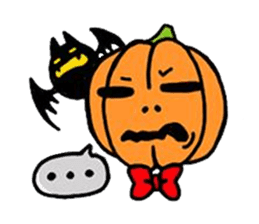 Mr. Pumpkin & Bat sticker #8865864