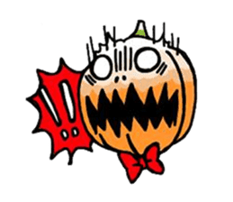 Mr. Pumpkin & Bat sticker #8865865