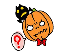 Mr. Pumpkin & Bat sticker #8865866