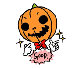 Mr. Pumpkin & Bat sticker #8865868