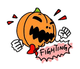 Mr. Pumpkin & Bat sticker #8865869