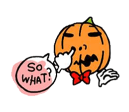 Mr. Pumpkin & Bat sticker #8865870