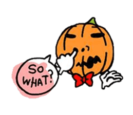 Mr. Pumpkin & Bat sticker #8865870