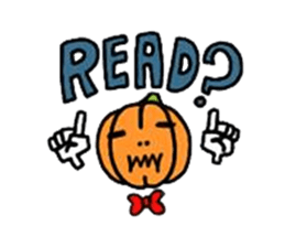 Mr. Pumpkin & Bat sticker #8865873