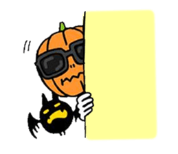 Mr. Pumpkin & Bat sticker #8865877