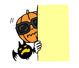 Mr. Pumpkin & Bat sticker #8865877