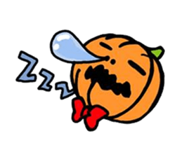 Mr. Pumpkin & Bat sticker #8865880