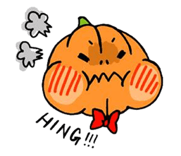 Mr. Pumpkin & Bat sticker #8865882