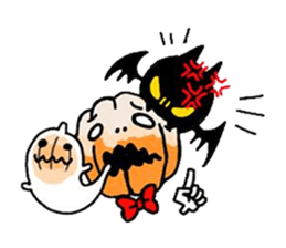 Mr. Pumpkin & Bat sticker #8865887