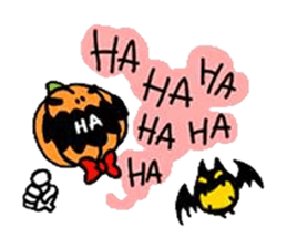 Mr. Pumpkin & Bat sticker #8865893