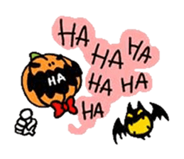 Mr. Pumpkin & Bat sticker #8865893