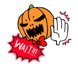 Mr. Pumpkin & Bat sticker #8865894
