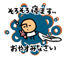 Mr.arawasu.4patterns of 10 greetings sticker #8865990