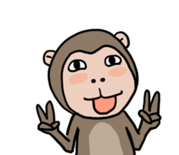 2016 Happy monkey year sticker #8866165