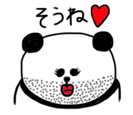 Queen panda sticker #8867372
