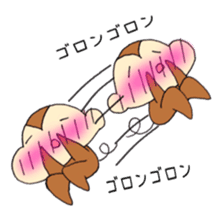 Cheeks of the monkey sticker #8867699