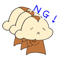 Cheeks of the monkey sticker #8867713