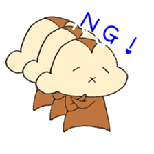 Cheeks of the monkey sticker #8867713