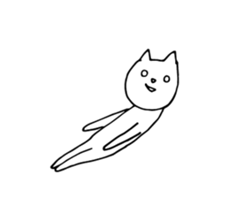 Mediocre cat sticker #8868250