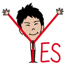 THE Salaryman! sticker #8868626