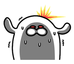 mimic the same expression animals sticker #8868909