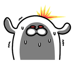 mimic the same expression animals sticker #8868909