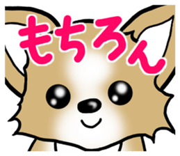 Dog Message Chihuahua sticker #8868977