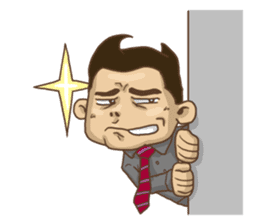 What's up? ! Angry Man sticker #8870912