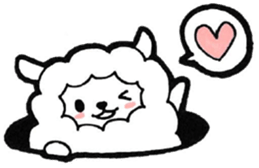 Love sheep daily sticker #8871098