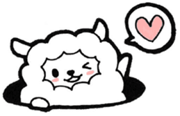 Love sheep daily sticker #8871098