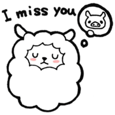 Love sheep daily sticker #8871113