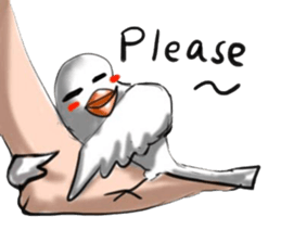 My friends Black and White sticker #8871466