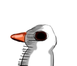 My friends Black and White sticker #8871473