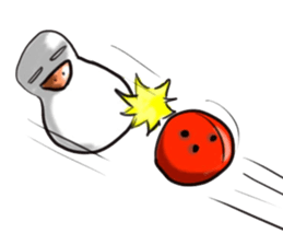 My friends Black and White sticker #8871477