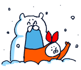 Sticker for people enjoying winter sticker #8871731