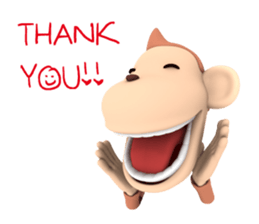 Monkey James sticker #8872256