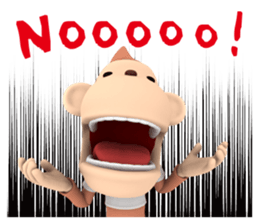 Monkey James sticker #8872282