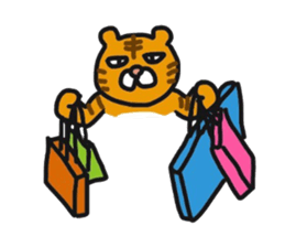 Tigers daily life sticker #8872342