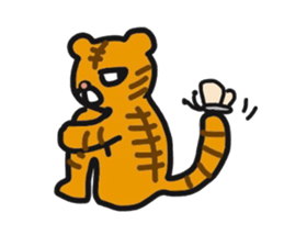Tigers daily life sticker #8872346