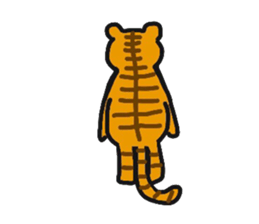 Tigers daily life sticker #8872351