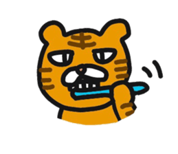 Tigers daily life sticker #8872366