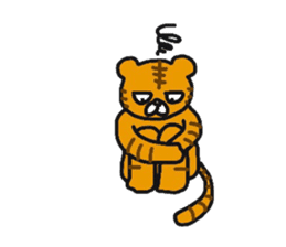 Tigers daily life sticker #8872371