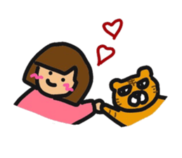 Tigers daily life sticker #8872375